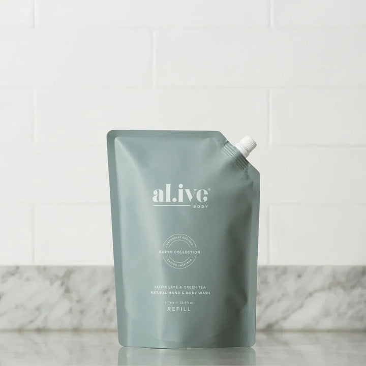 Al.ive Kaffir Lime & Green Tea Wash Refill