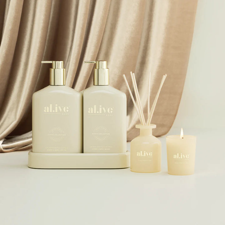 Al.ive Mini Soy Candle Bauble: Golden Wattle & Citrus