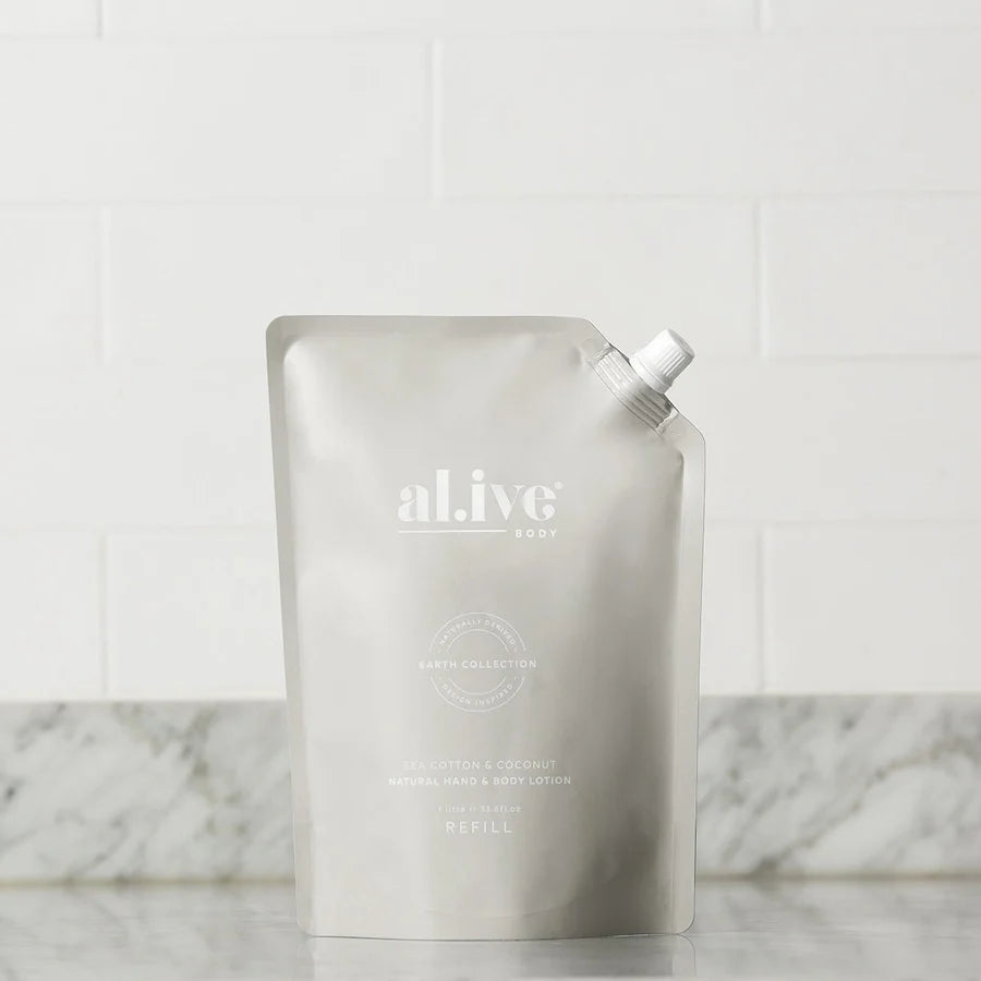 Al.ive Sea Cotton & Coconut Lotion Refill