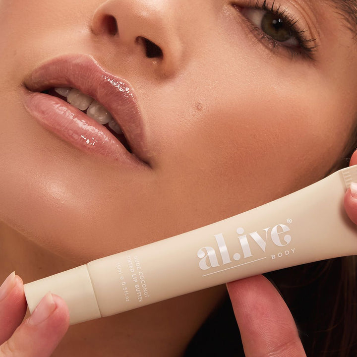 Al.ive Tinted Lip Butter: Nude Coconut