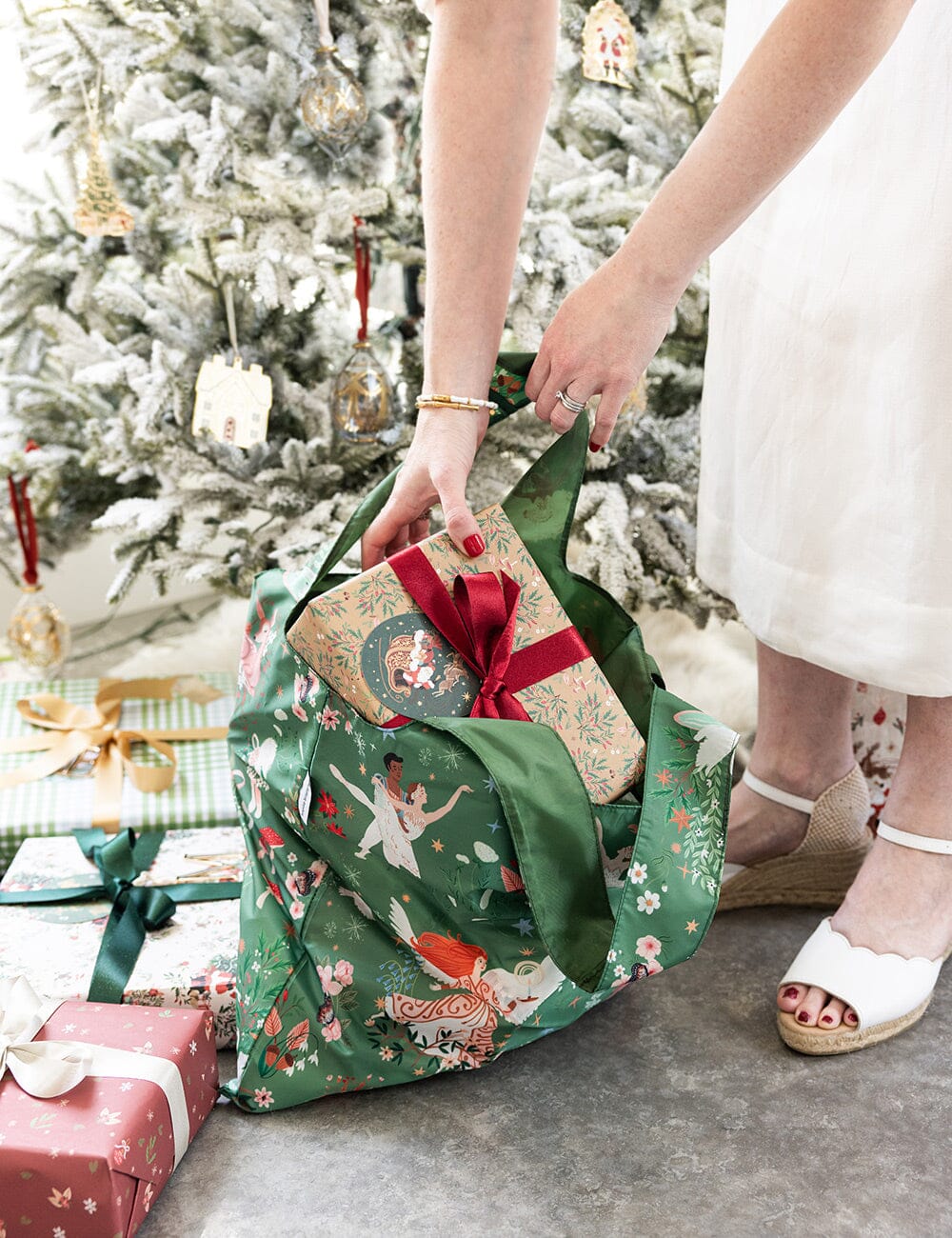 Bespoke Reusable Christmas Shopping Bag