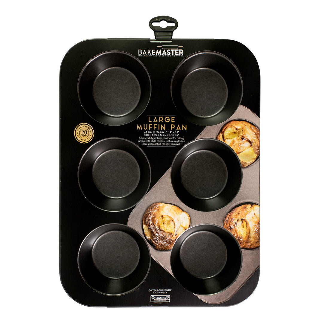 Bakemaster Large 6 Cup Muffin Pan