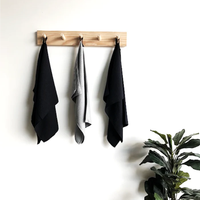 Microfibre Tea Towel: Black