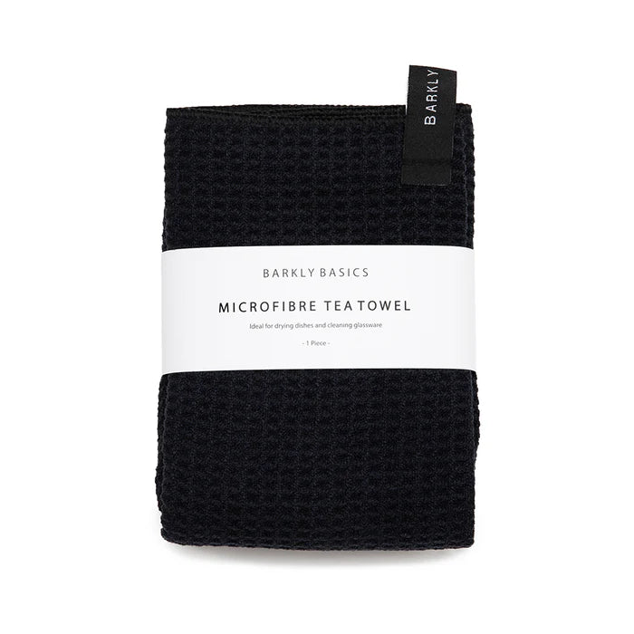 Microfibre Tea Towel: Black