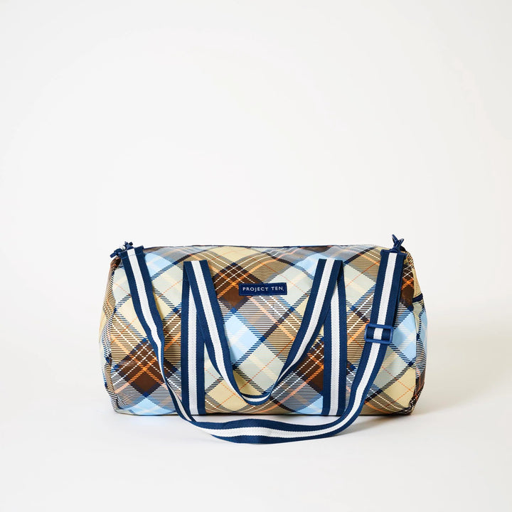 Barrel Bag: Country Plaid