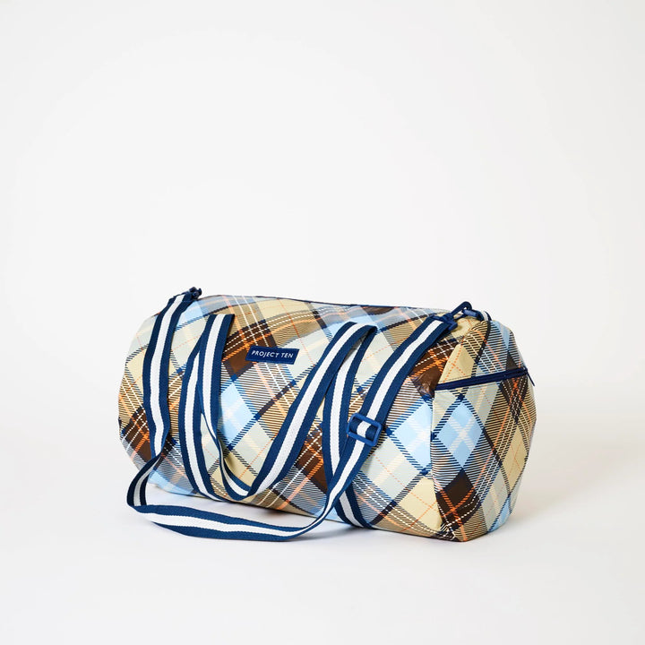 Barrel Bag: Country Plaid