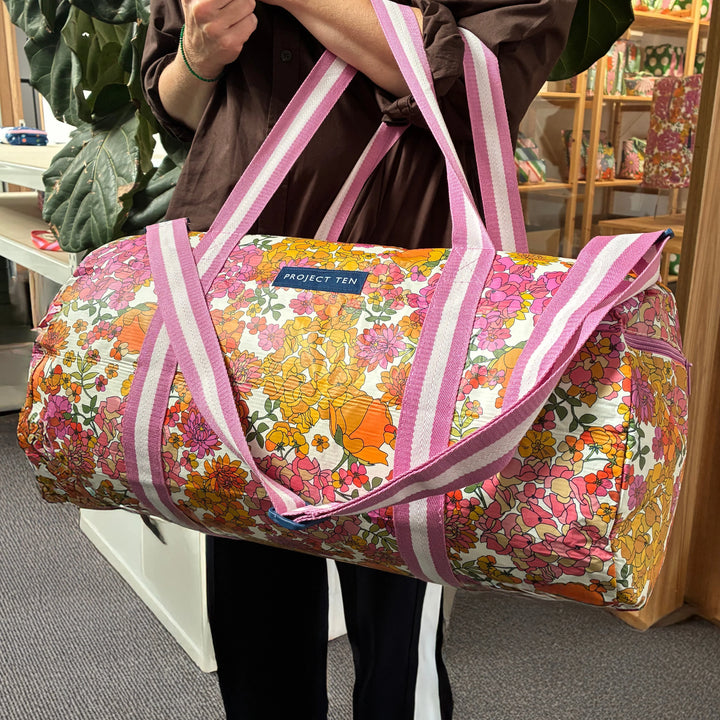 Barrel Bag: Hydrangea