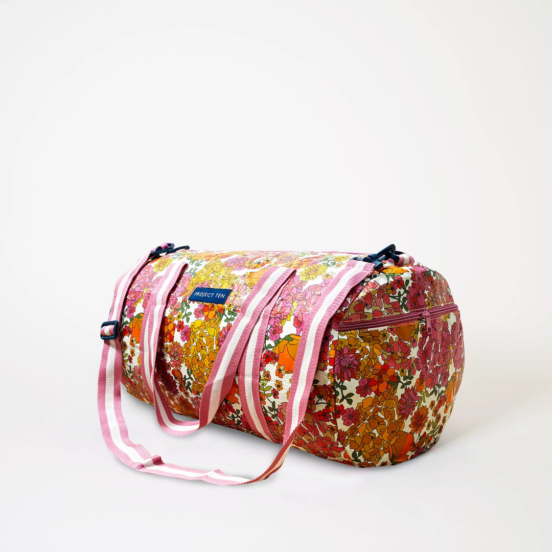 Barrel Bag: Hydrangea