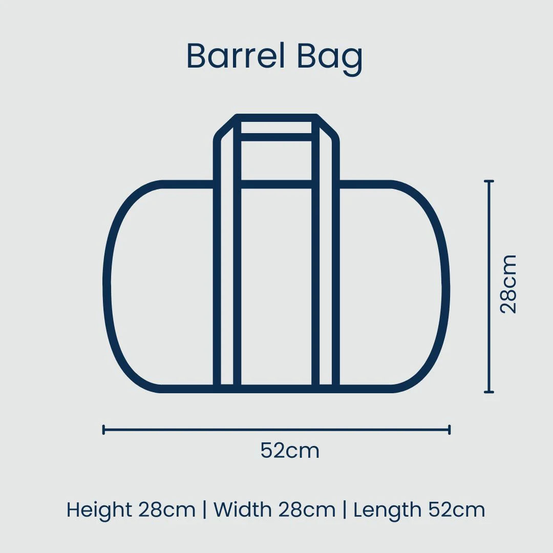Barrel Bag: Hydrangea
