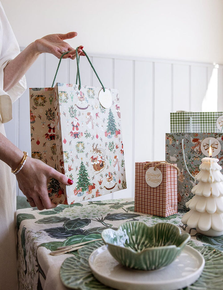 Bespoke Large Gift Bag: Jolly Santa