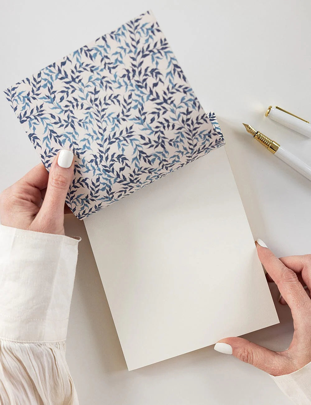 Bespoke Notepad Jotter: Bluebloom