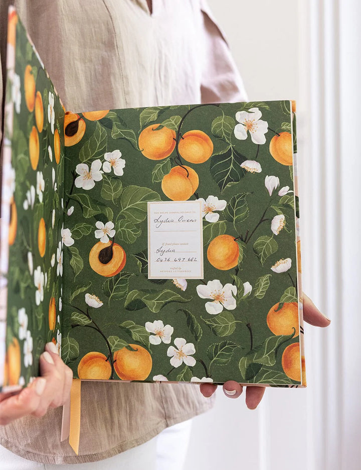 Bespoke Peaches Heirloom Recipe Book Journal
