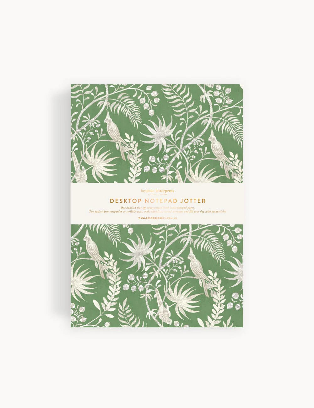 Bespoke Notepad Jotter: Jardin Tropical