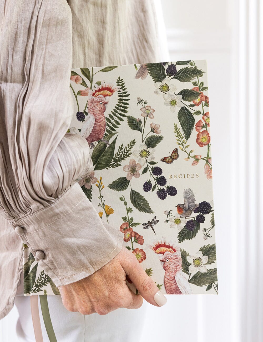 Bespoke Cockatoo Heirloom Recipe Book Journal