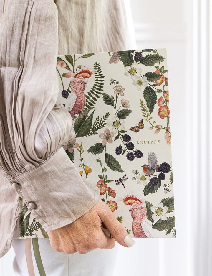 Bespoke Cockatoo Heirloom Recipe Book Journal