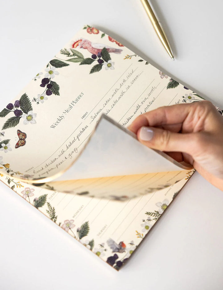 Bespoke Cockatoo Meal Planner Notepad
