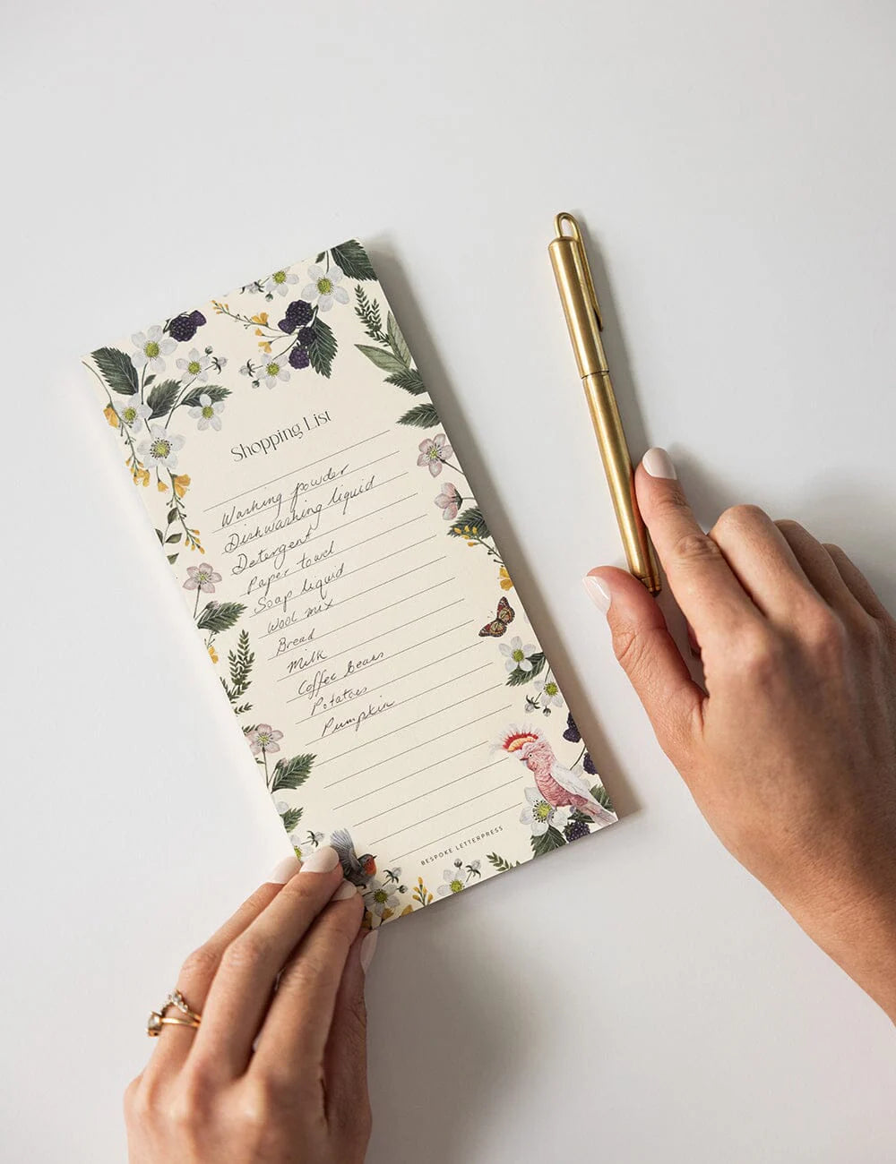 Bespoke Cockatoo Shopping List