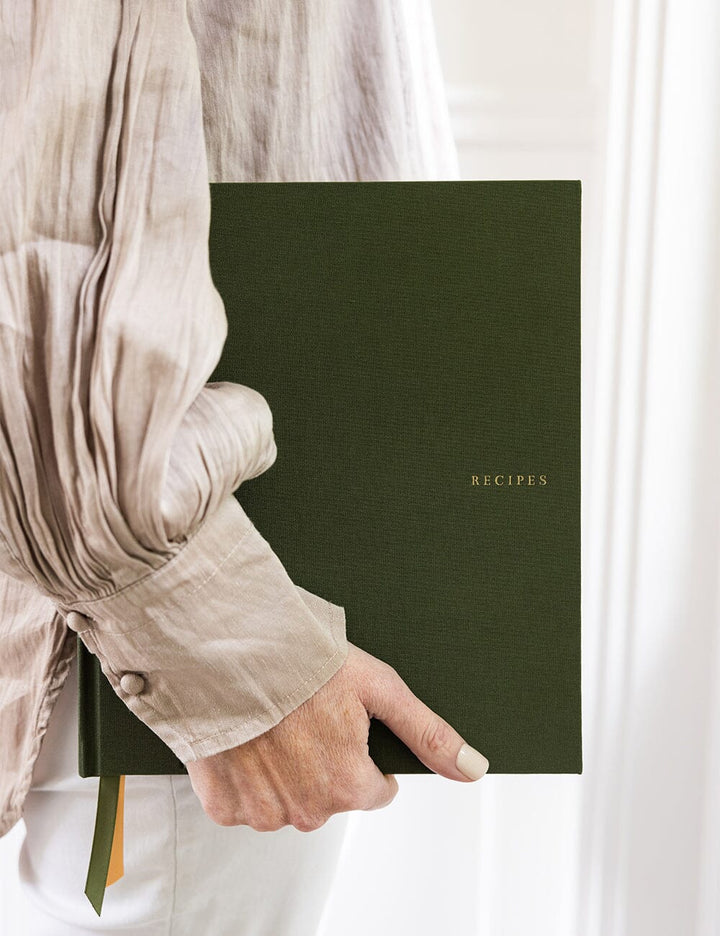 Bespoke Green Heirloom Recipe Book Journal