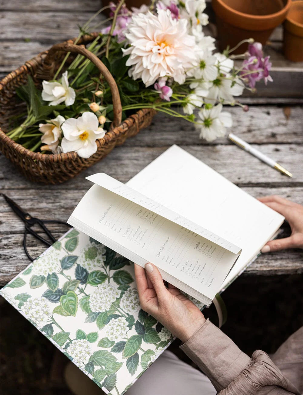 Bespoke Hydrangea Heirloom Gardening Journal