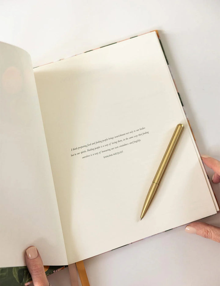 Bespoke Peaches Heirloom Recipe Book Journal