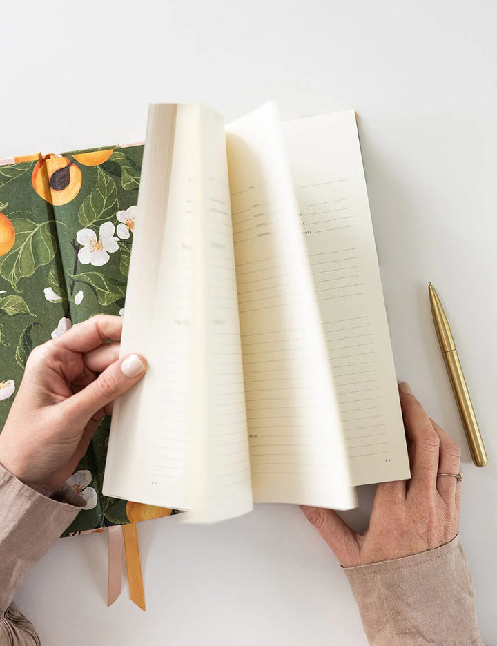 Bespoke Peaches Heirloom Recipe Book Journal