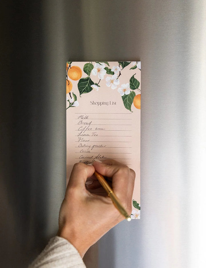 Bespoke Peaches Shopping List
