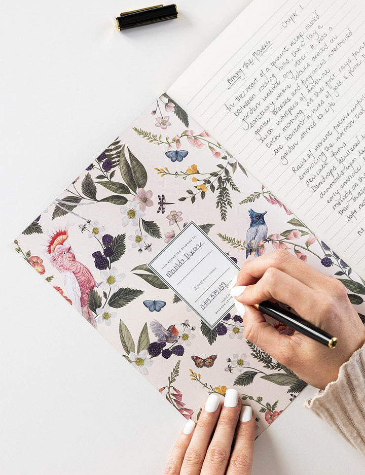 Bespoke Pink Cockatoo Workbook