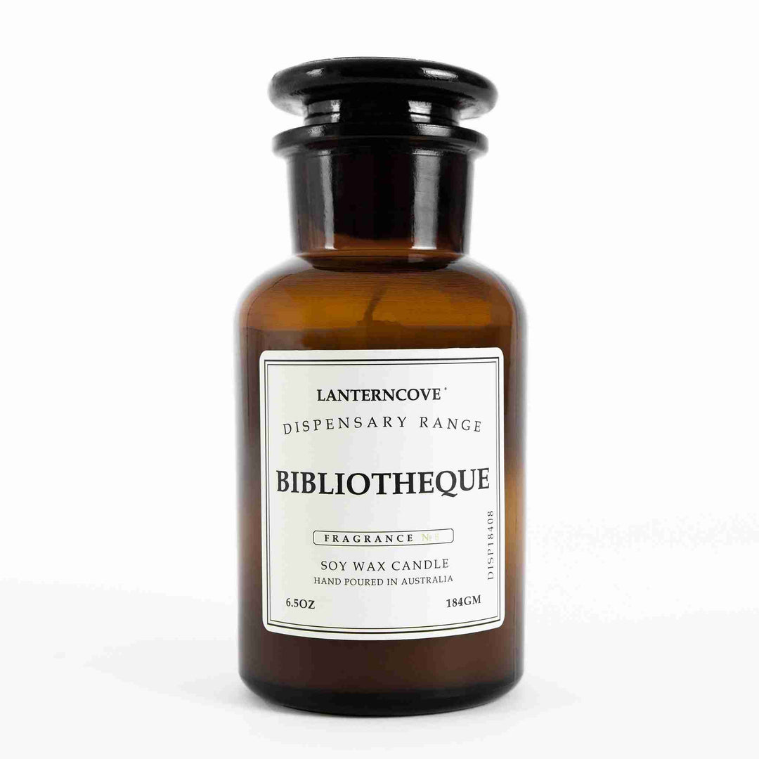 Dispensary Candle Small: Bibliotheque