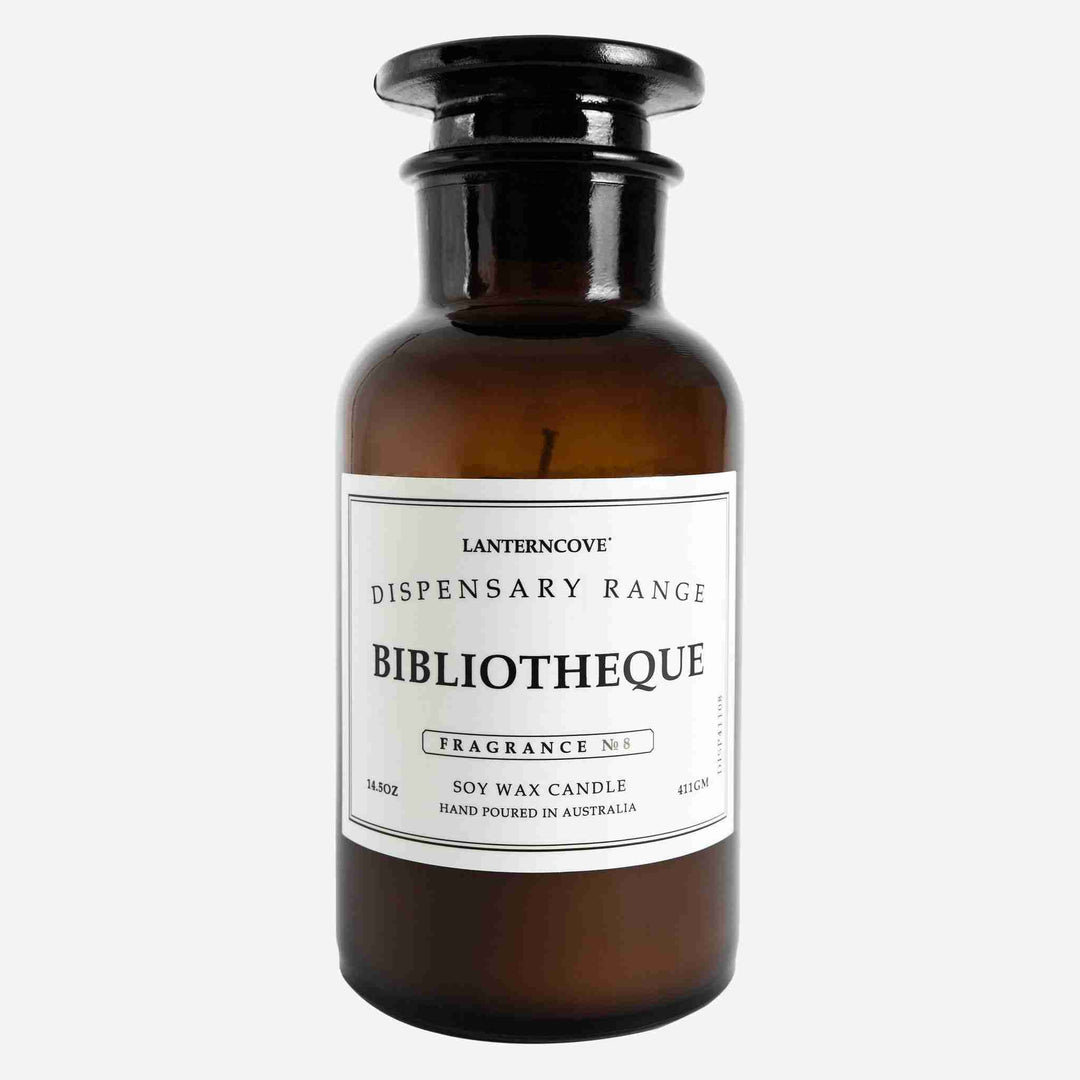 Dispensary Candle Large: Bibliotheque