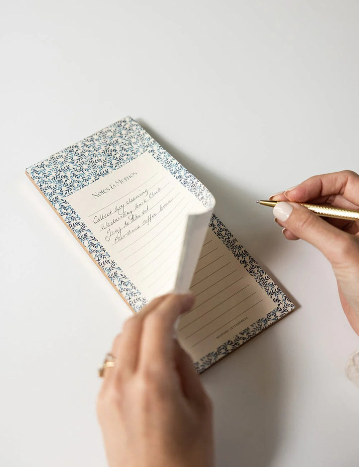 Bespoke Bluebloom Notes & Memos List