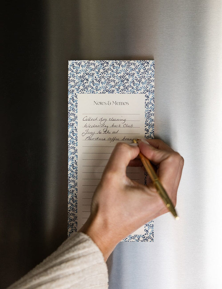Bespoke Bluebloom Notes & Memos List