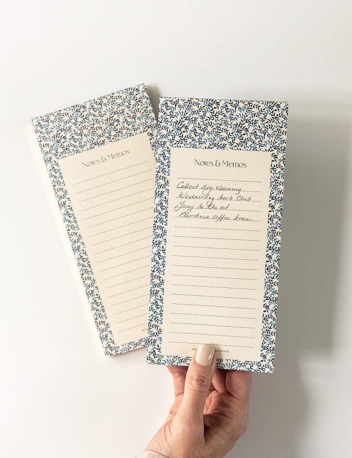 Bespoke Bluebloom Notes & Memos List
