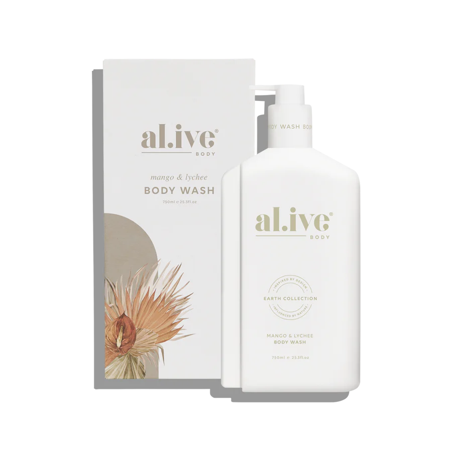 Al.ive Body Wash 750ml: Mango & Lychee 750ml