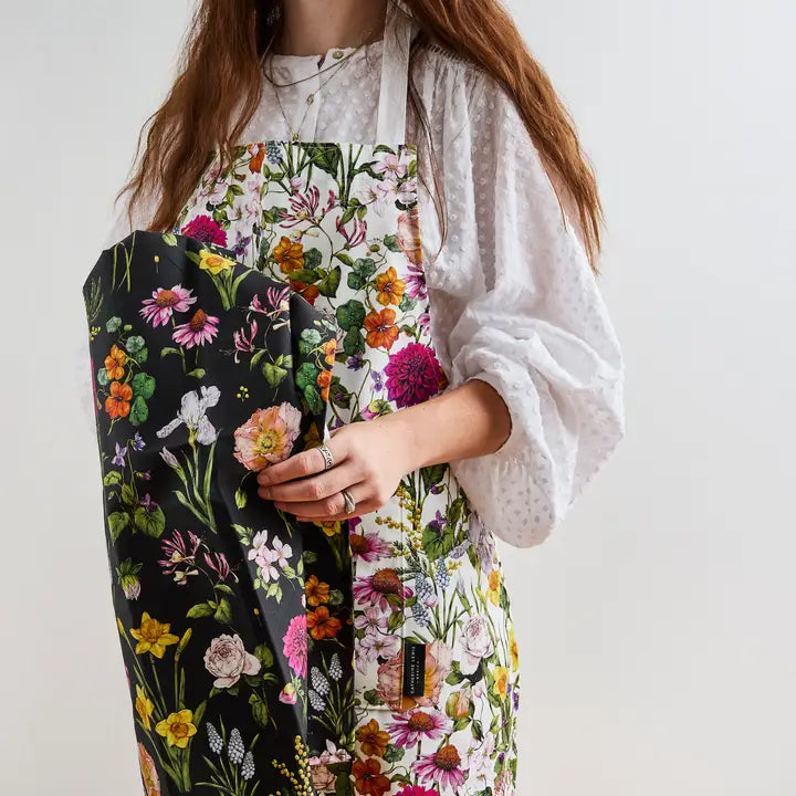 Bountiful Blooms Ivory Apron