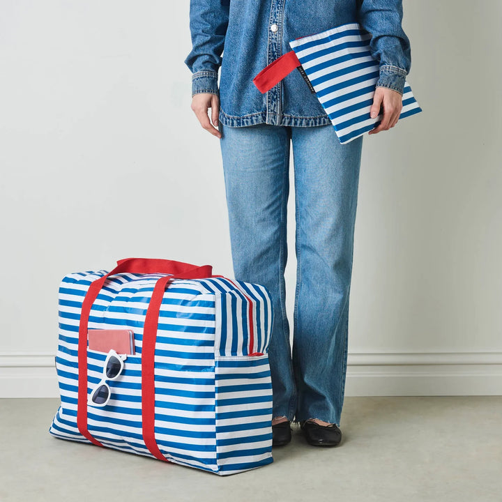 Overnight Bag: Breton Stripe