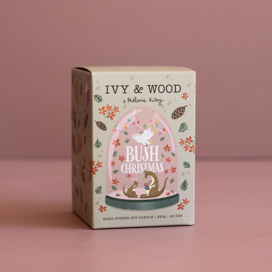 Ivy & Wood Bush Christmas Candle