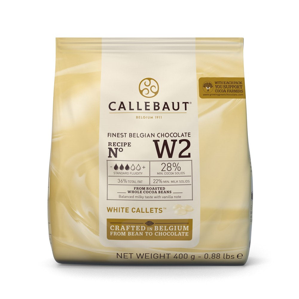 Callebaut 28% White Couverture 400gm