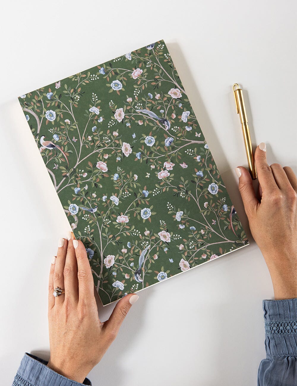 Bespoke Camellia Tree Jumbo Notepad Jotter