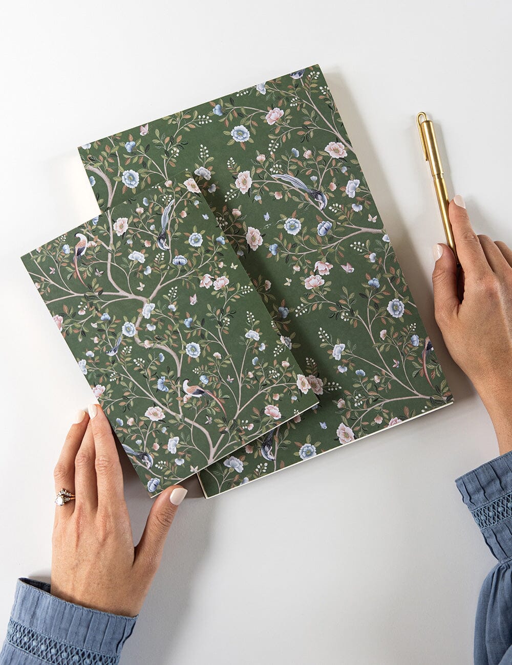 Bespoke Camellia Tree Jumbo Notepad Jotter