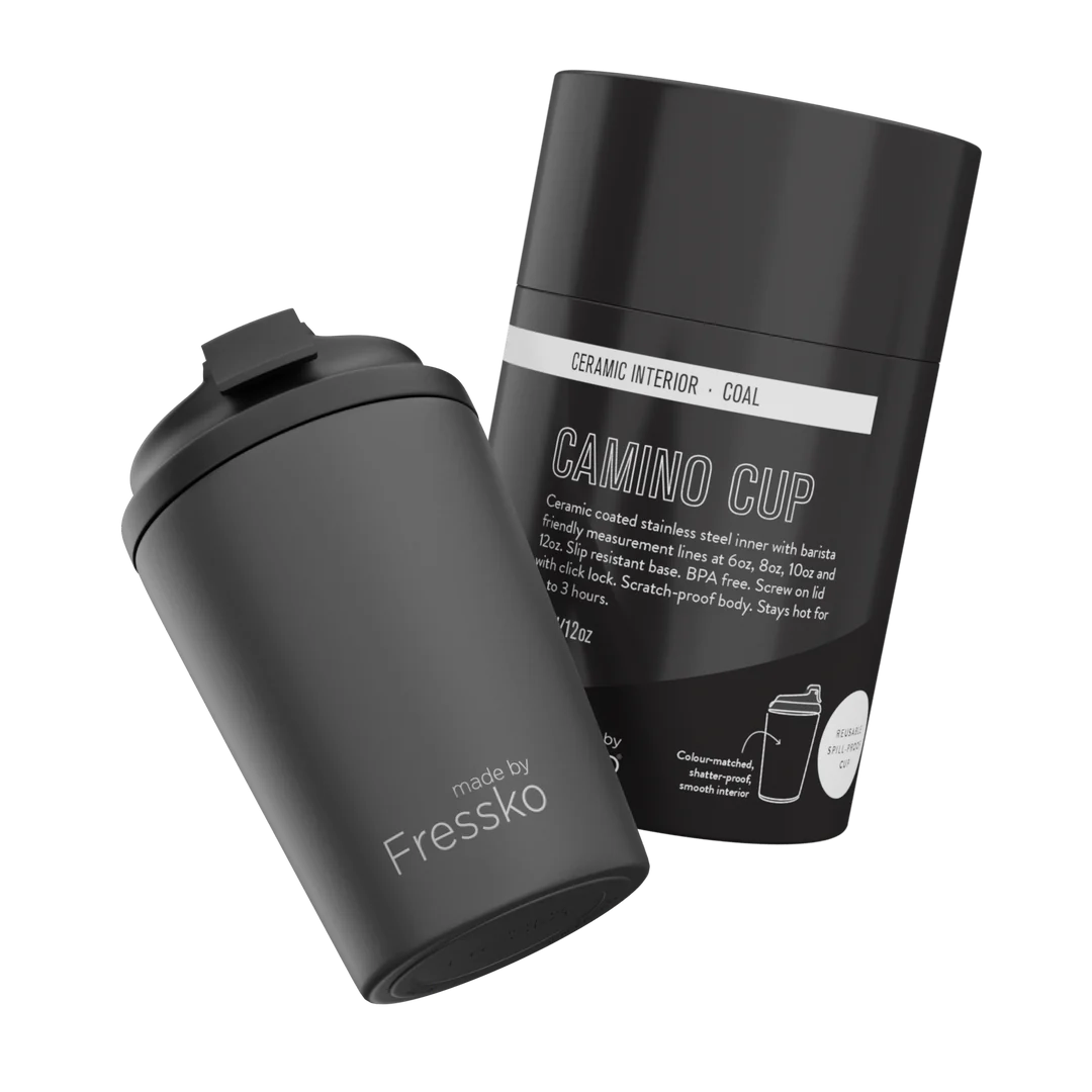 Fressko 12oz Ceramic Camino: Coal