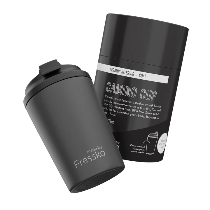 Fressko 12oz Ceramic Camino: Coal