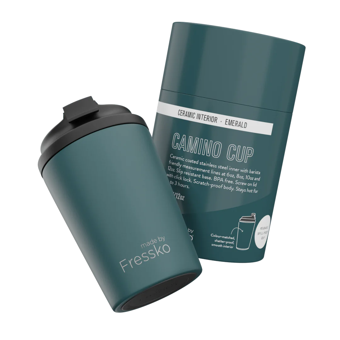 Fressko 12oz Ceramic Camino: Emerald