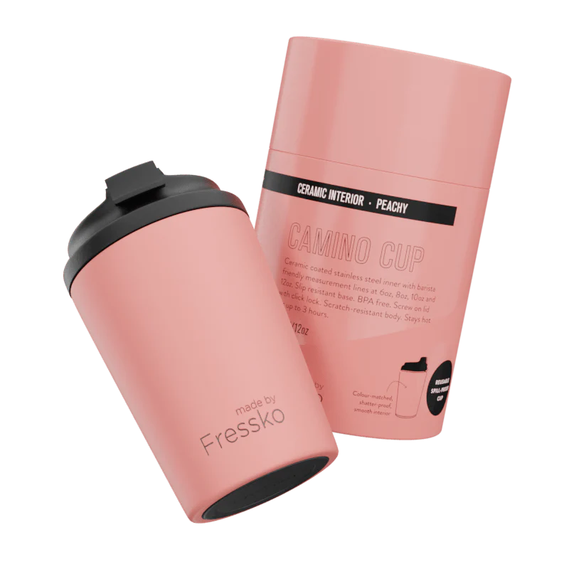 Fressko 12oz Ceramic Camino: Peachy