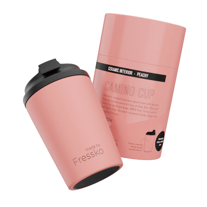 Fressko 12oz Ceramic Camino: Peachy