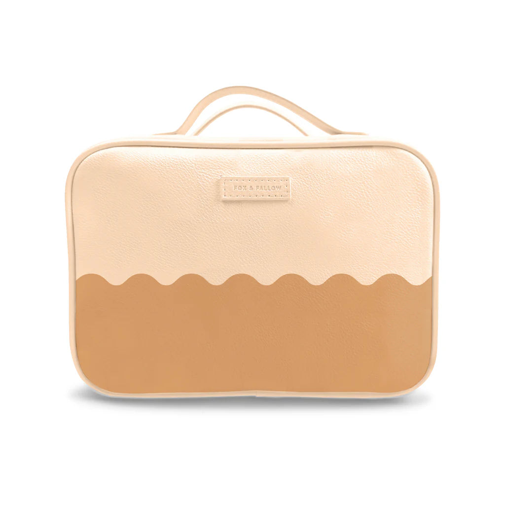 Cosmetic Bag: Caramel Ripple