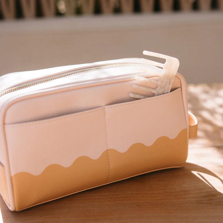 Toiletry Bag: Caramel Ripple