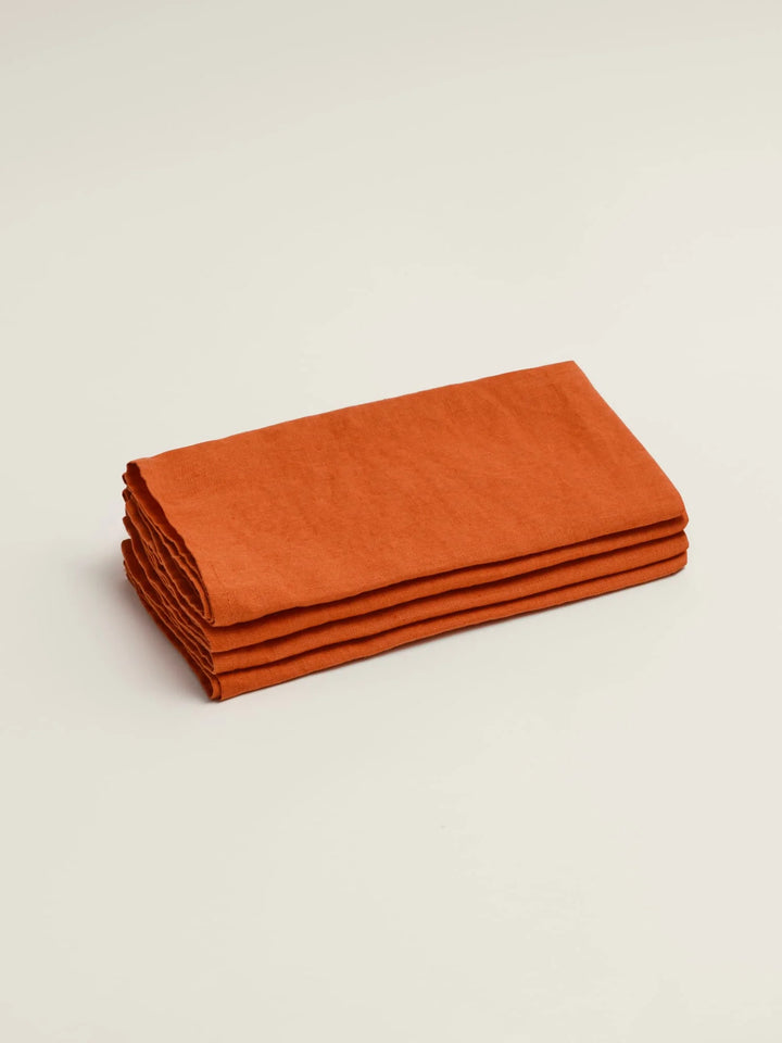 Carlotta & Gee Linen Napkins: Marmalade