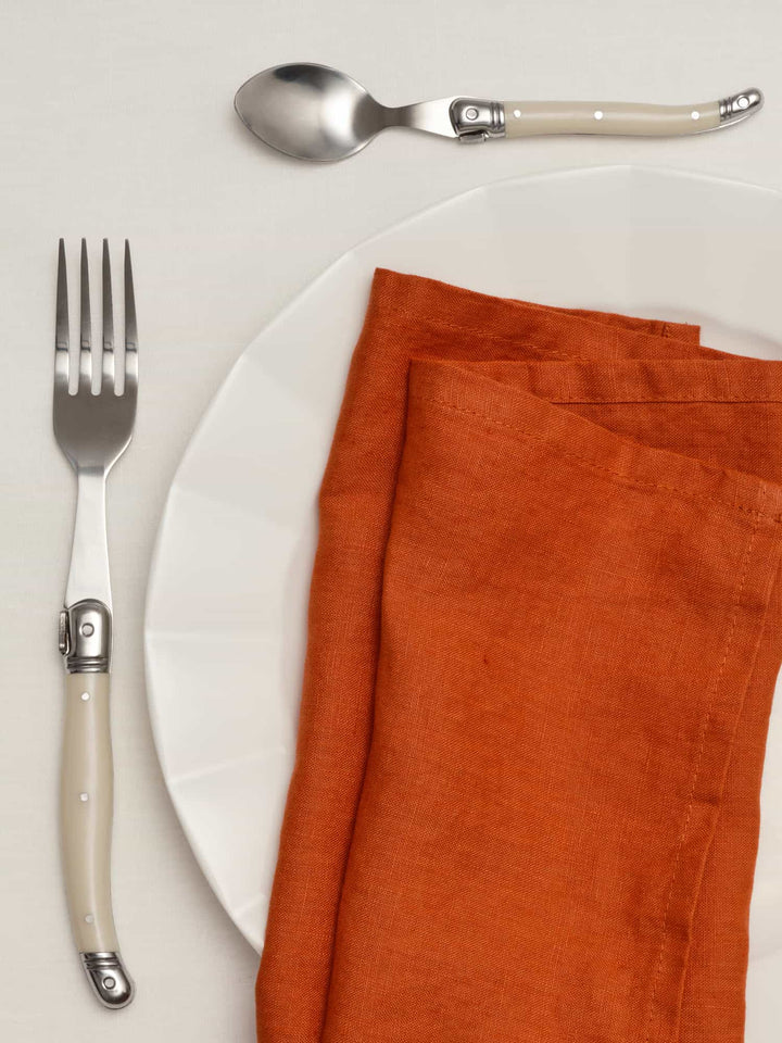 Carlotta & Gee Linen Napkins: Marmalade