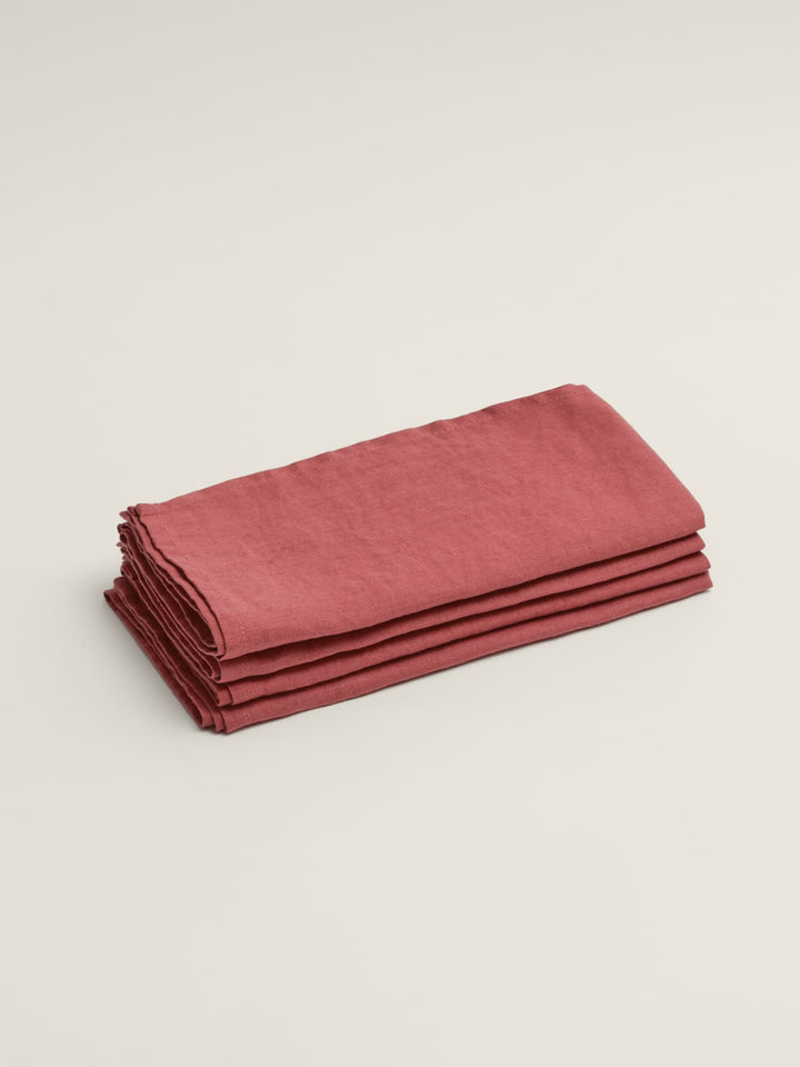 Carlotta & Gee Linen Napkins: Sangria
