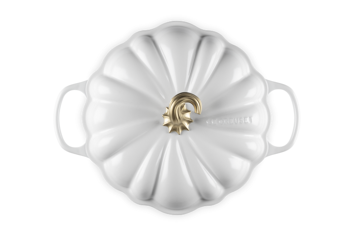 Le Creuset Shallow Pumpkin Casserole 28cm: White